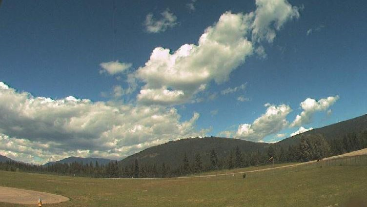 Weather conditions in Salmon Arm, B.C., on Wednesday afternoon.