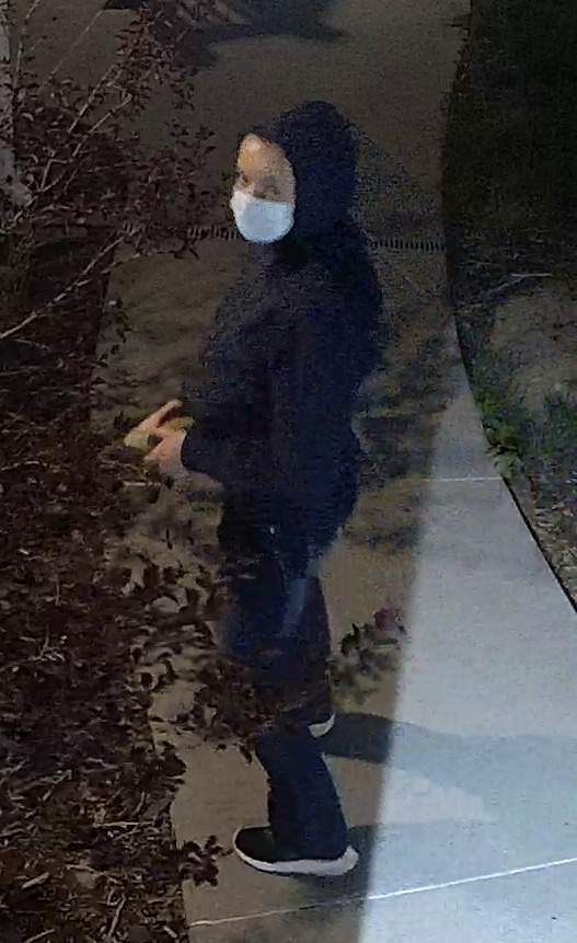 This still from surveillance footage captured at the Wellness Health Access clinic in Casper, Wyoming shows a woman that police believe intentionally set fire to the abortion clinic.