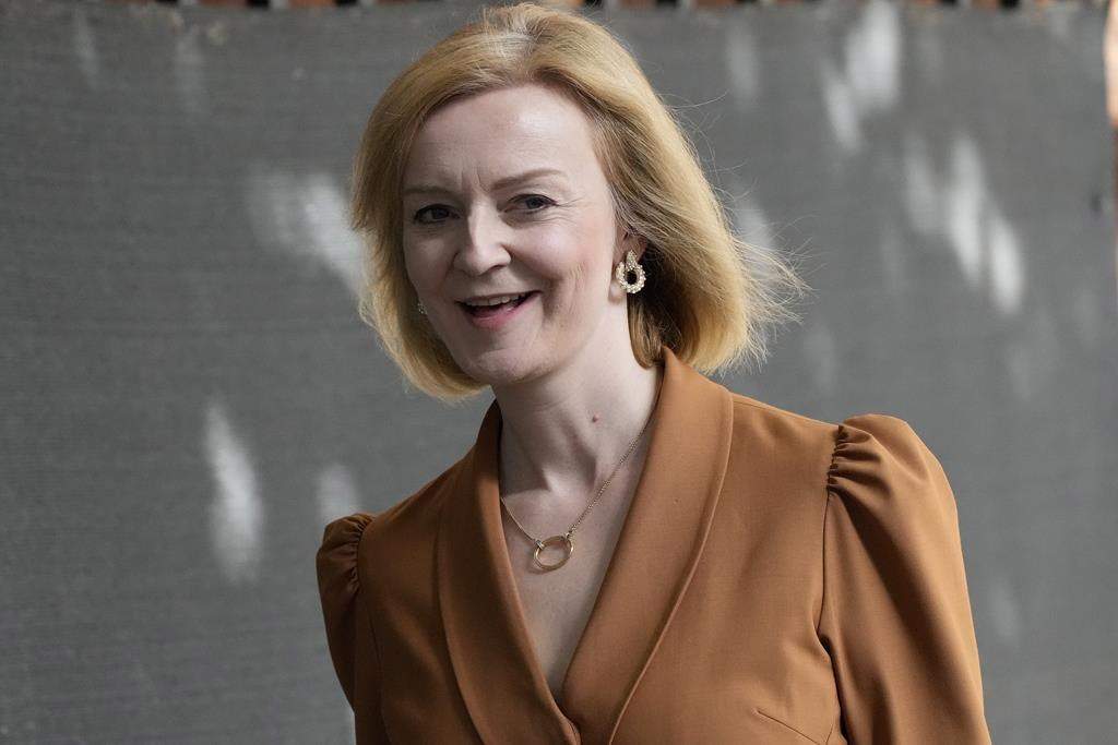 Britain’s Secretary of State for Foreign, Commonwealth and Development Affairs, Liz Truss, leaves after a cabinet meeting at 10 Downing Street in London, Tuesday, July 19, 2022.