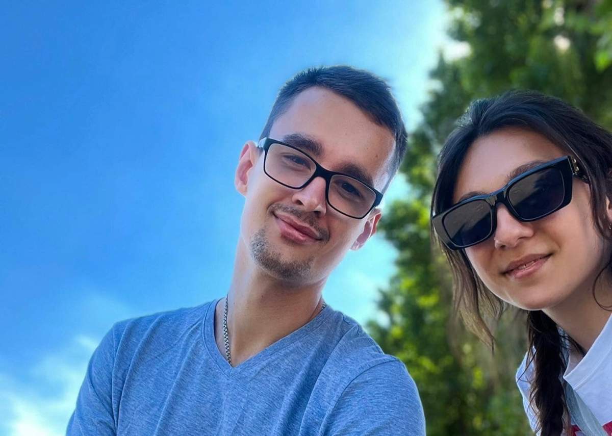 Sabina Hrytsai, right, with her husband Evgeny, missing since Monday's mall attack by Russia in Kremenchuk, Ukraine.