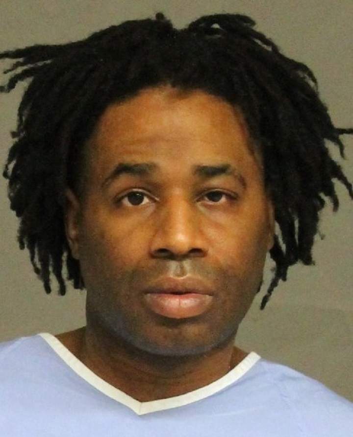 Police arrested a man, Geary Laing, 39, in a human trafficking investigation.