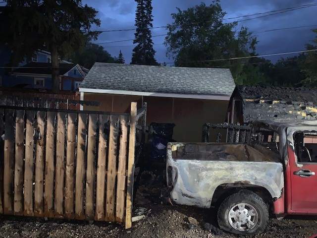800 Block of Avenue H South for a shed on fire at 2:26 a.m.  
