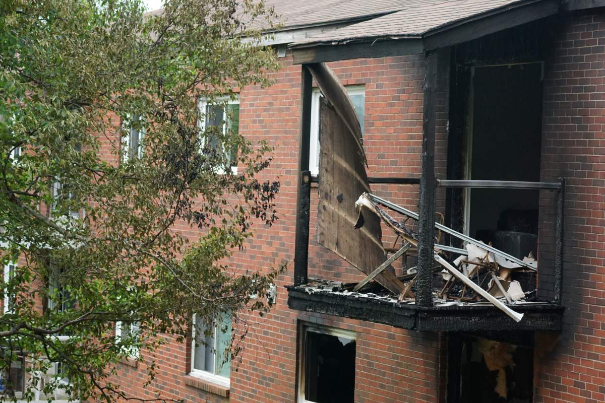 Two-alarm fire at Dartmouth apartment building causes extensive damage - image