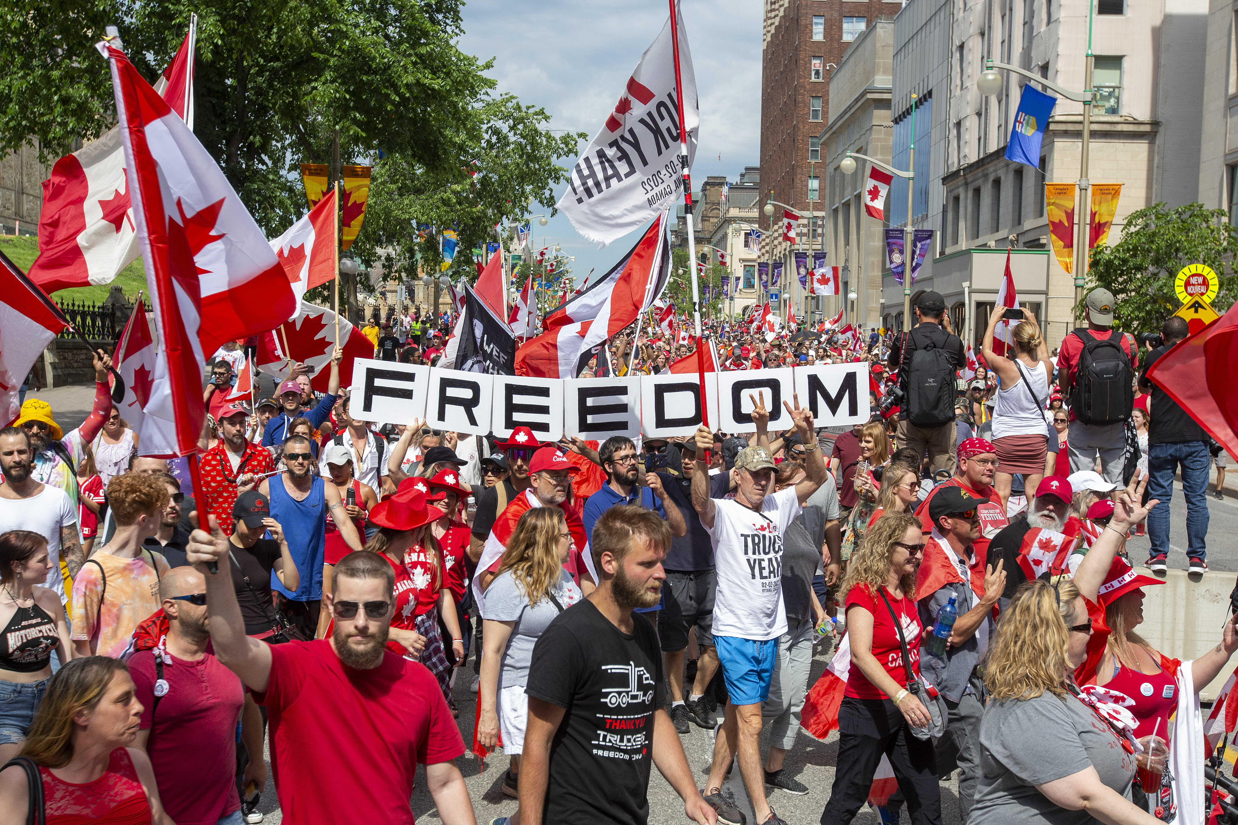 CONVOY PROTEST CANADA DAY