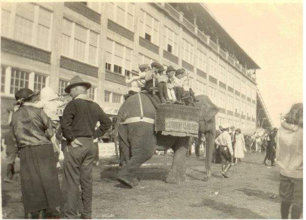 Calgary Stampede midway in 1923.