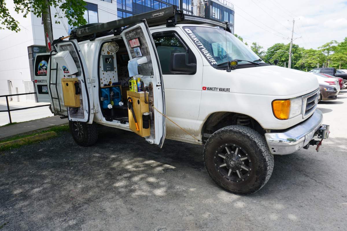 Chrome's van