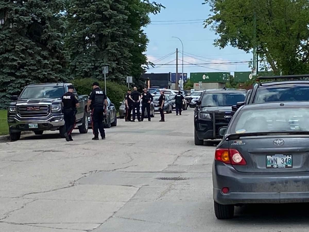 A number of officers were at the scene of what police call a gun incident on Gertrude Avenue Wednesday.
