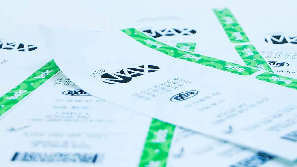 Lotto Max tickets from the B.C. Lottery Corporation.