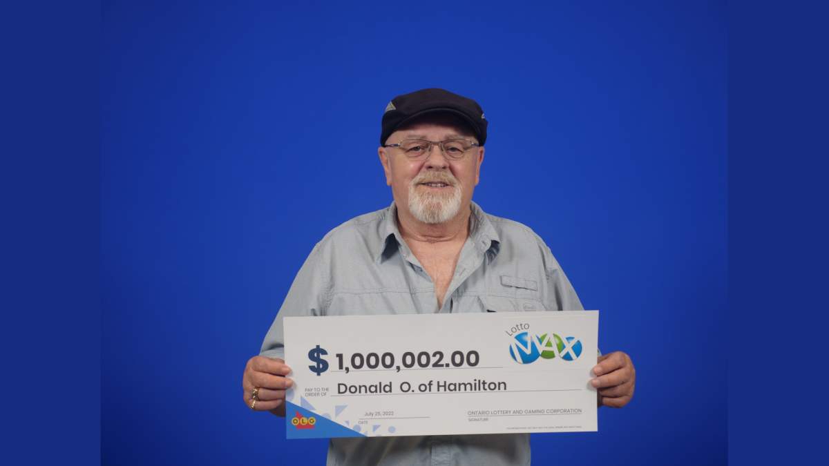 Hamilton's Donald Oliphant says he has much of his $1-million Maxmillions win earmarked for his kids.