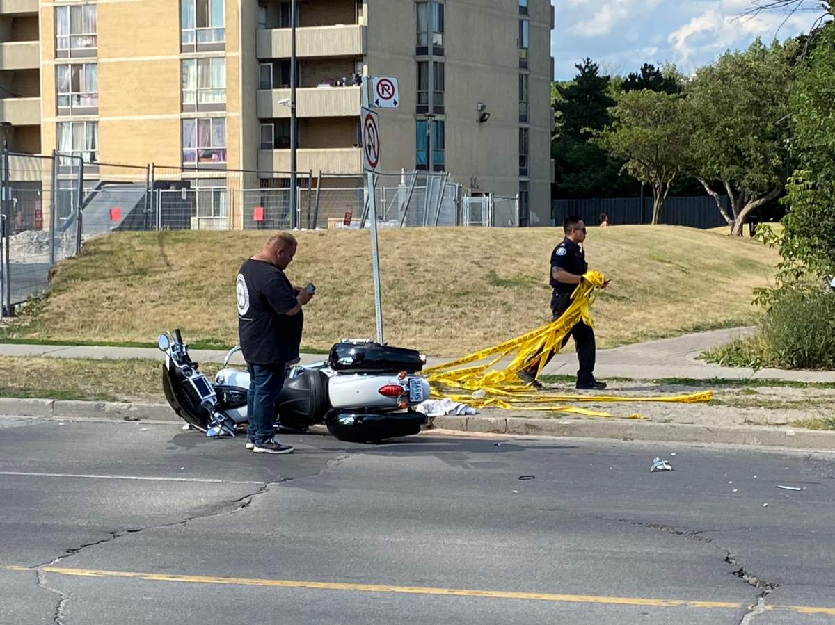 Police are investigating after a collision left a man injured in Toronto. 