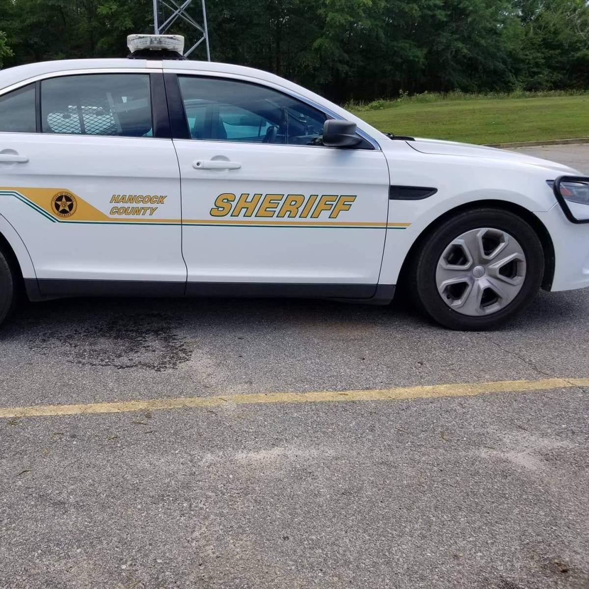 A police car from Hancock County, Georgia.