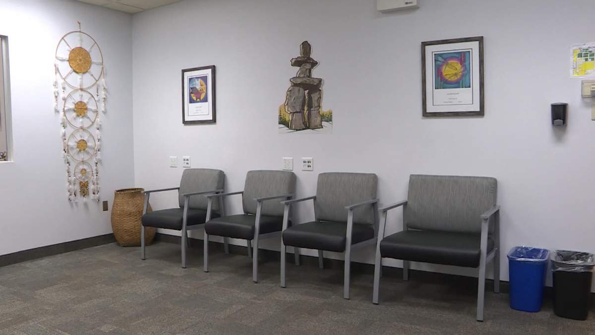 Wije’winen Health Centre wait room.