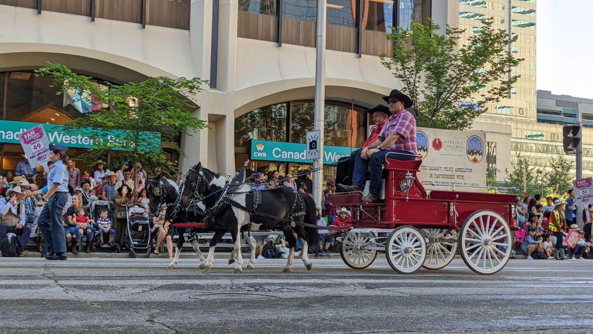 The Calgary Stampede Parade on July 8, 2022.