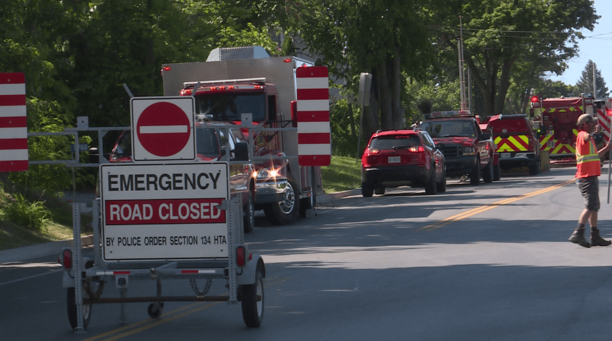 Fire tore through a home in South Frontenac Saturday July 2nd.