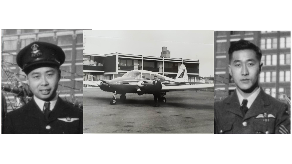 A redeveloped 1956 twin-engine Piper airplane, soon to be a permanent fixture at Eva Rothwell Centre in Hamilton, was once owned by Robert and Tommy Wong who established a flight training school in the GTA back in the 1950s.