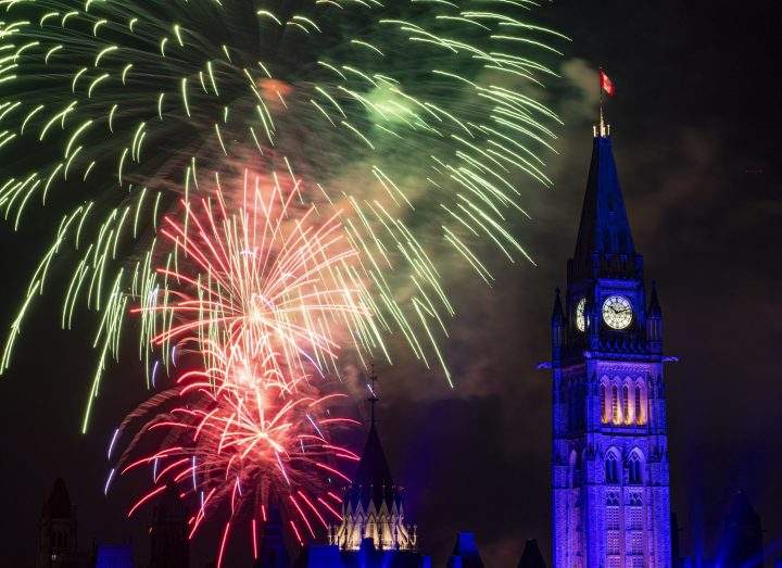 Canada Day fireworks