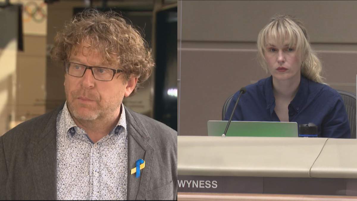 Ward 9 Coun. Gian-Carlo Carra (left) and Ward 2 Coun. Jennifer Wyness (right) .