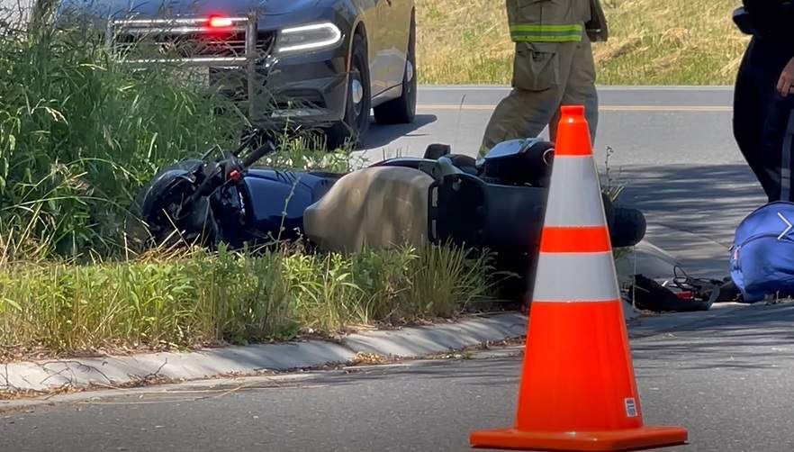Northumberland OPP say a motorcyclist died following a collision in the Grafton area on July 2, 2022.