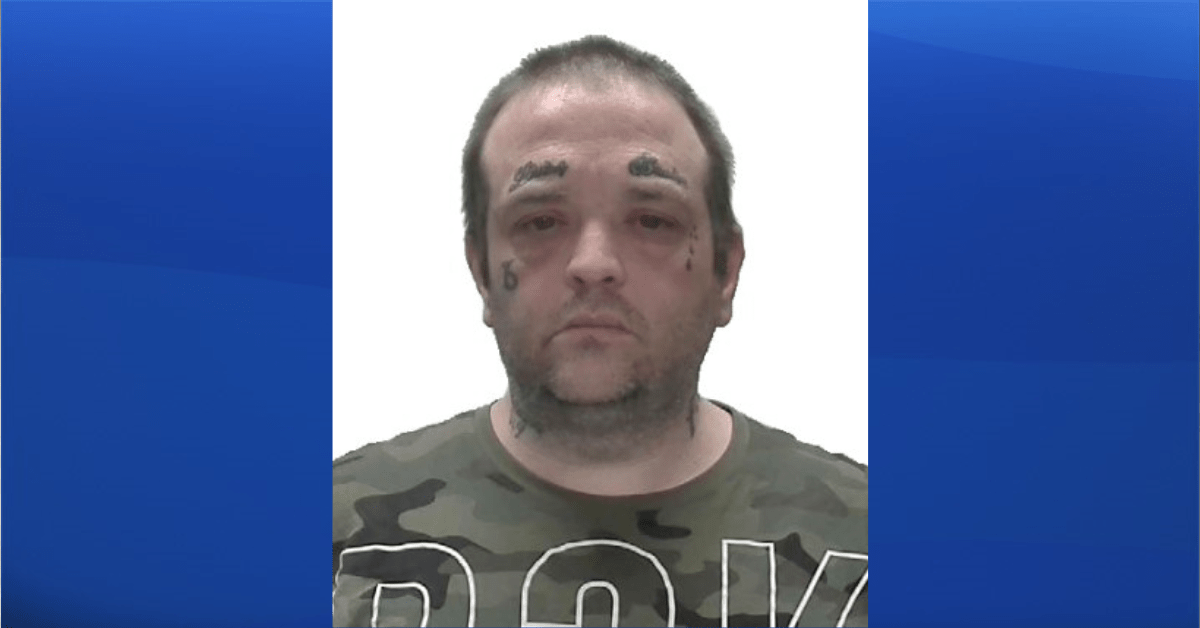 The mugshot of 39-year-old Clayton Wayne Jordan wanted by Lethbridge police for assualt.