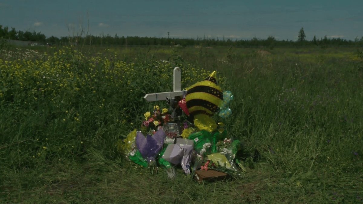 Motorcycle colission victim memorial