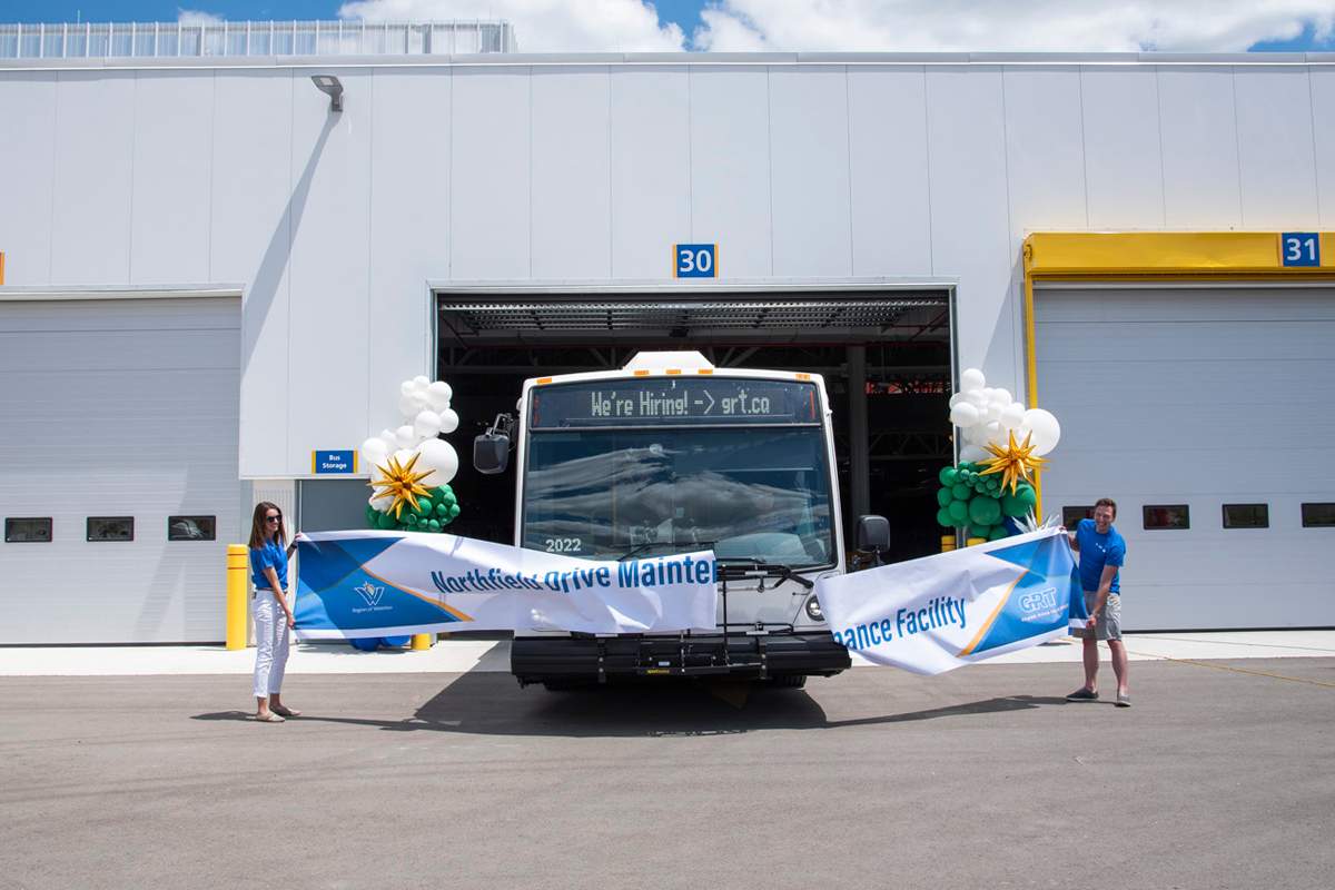 A total of 150,000 people boarded the buses and ION trains each day of the week which is 40,000 more than the previous high, which came in the spring.
