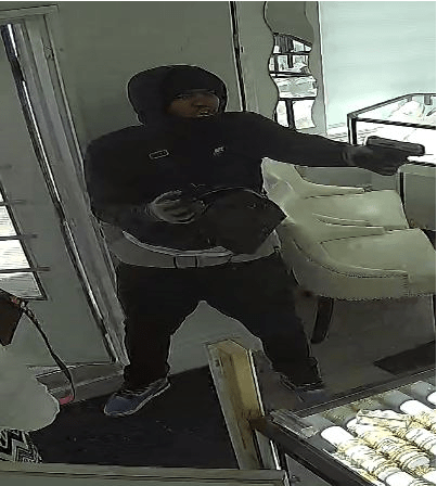 Photo of the second suspect, according to London, Ont., police, in relation to an armed robbery at a jewelry store in Lambeth on Monday, July 11, 2022.