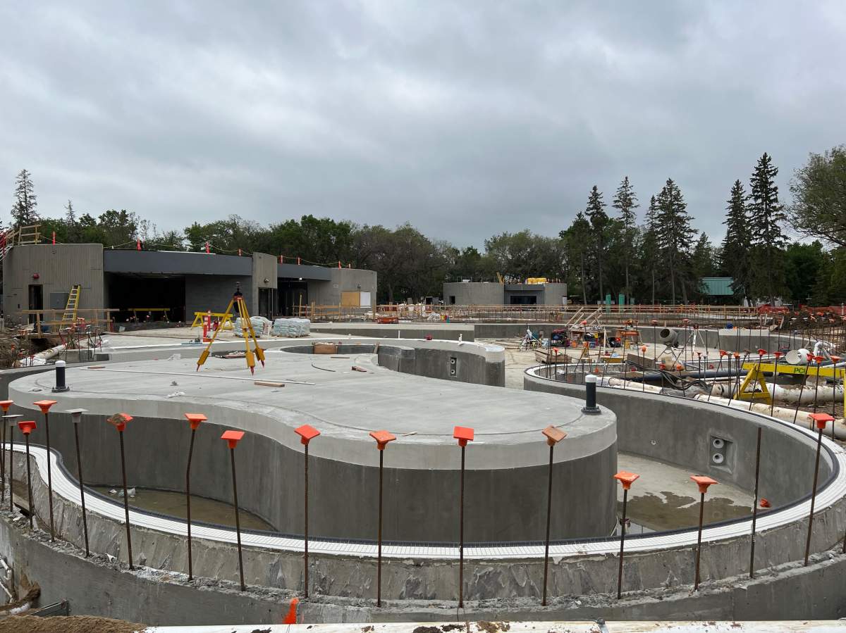 New Wascana Pool under construction
