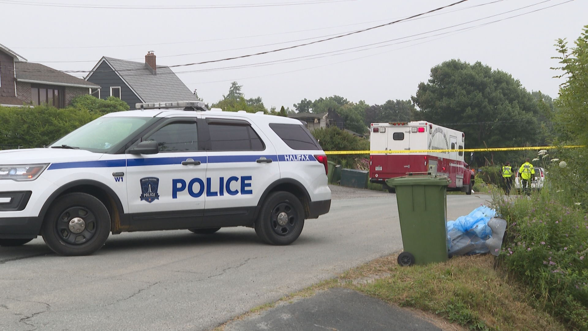 A woman has died after a fire at a home in the community of Williamswood.