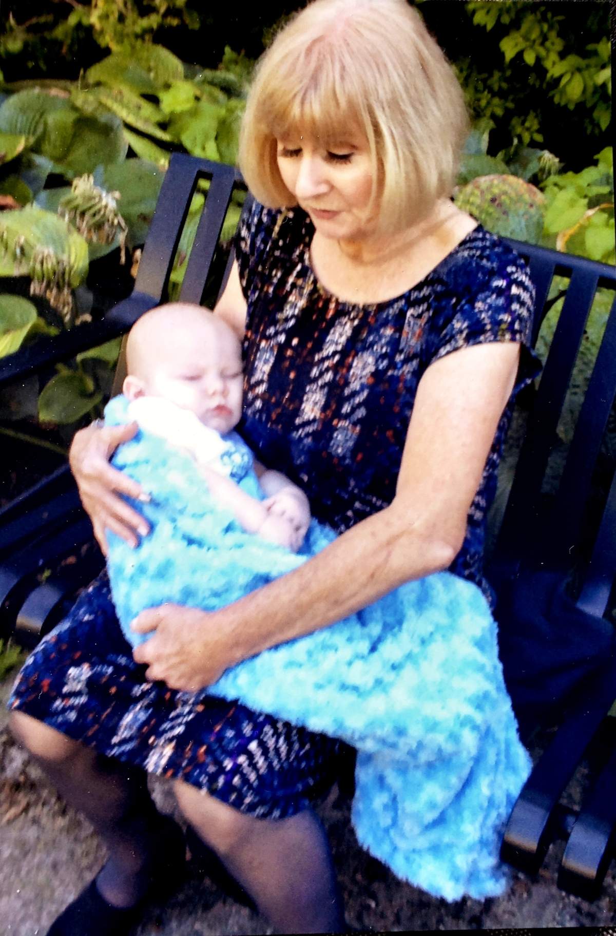 Joan Sherry with her grandson prior to the October 2021 fatal collision.
