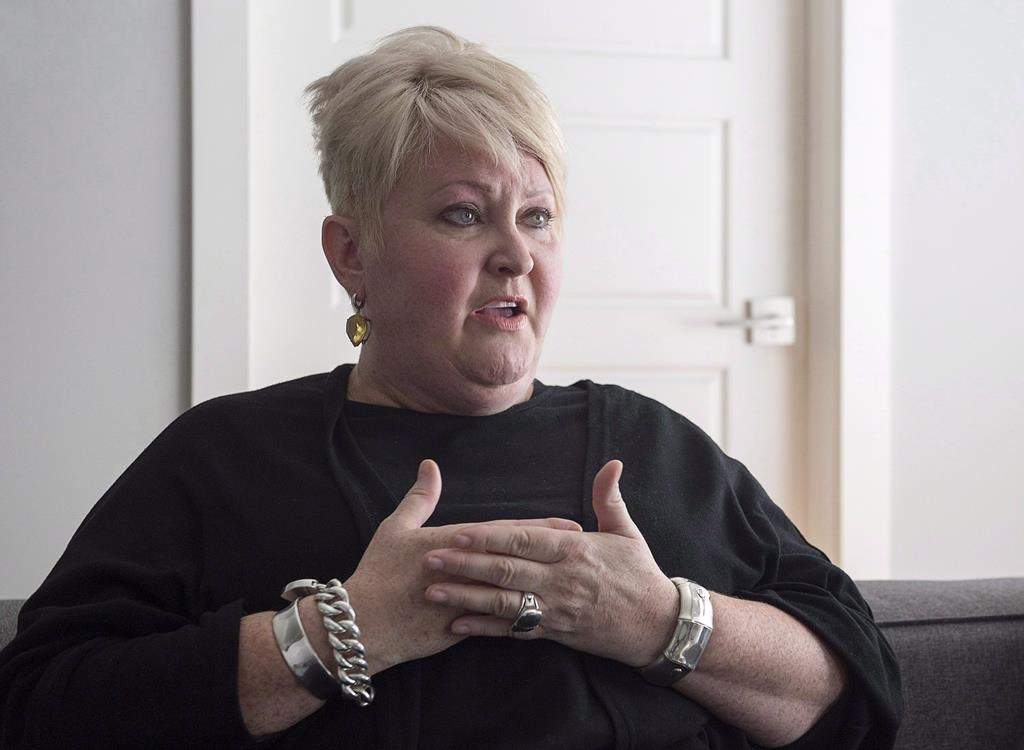 Audrey Parker, diagnosed with stage-four breast cancer, which had metastasized to her bones and with a tumour on her brain, talks about life and death at her home in Halifax on Tuesday, Oct. 23, 2018. THE CANADIAN PRESS/Andrew Vaughan