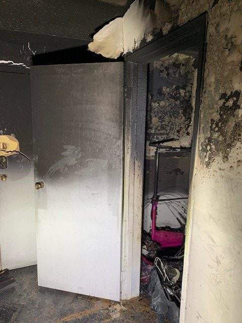A suspicious fire in Saskatoon caused around $30,000 in damages.