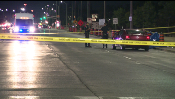 Peel Regional Police were called to the area of Bovaird and Conestoga drives in Brampton at around 10:20 p.m. on Friday night.