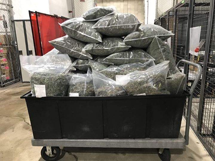 Charges are pending against several different people after Edmonton police officers raided a warehouse and several homes last month, seizing over $3.3 million worth of cannabis products they allege were part of an unlicensed retail operation.