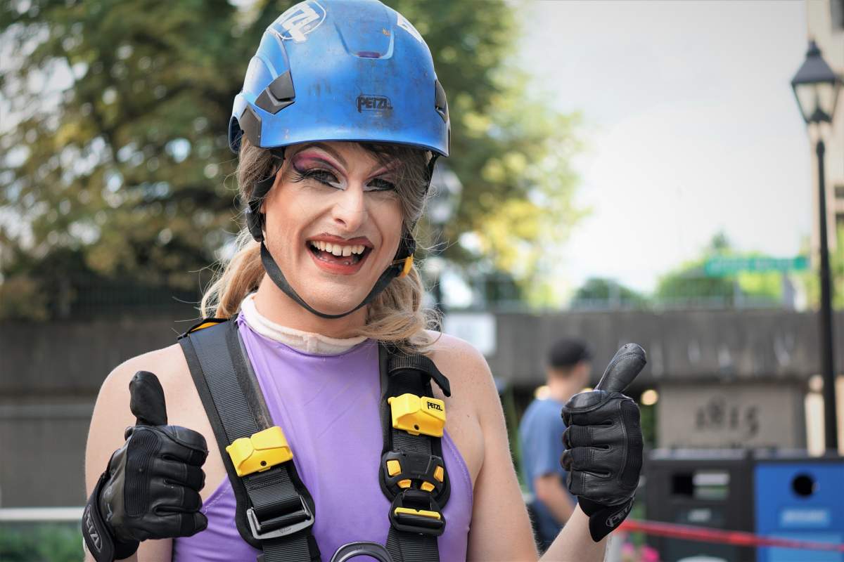 Dozens of fundraisers rappel down Atlantic Canada’s tallest office building - image