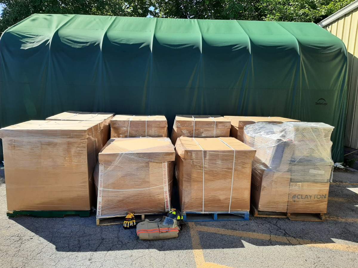 The Hamilton Fire Department is making a large donation out-of-service gear to first responders in Ukraine.