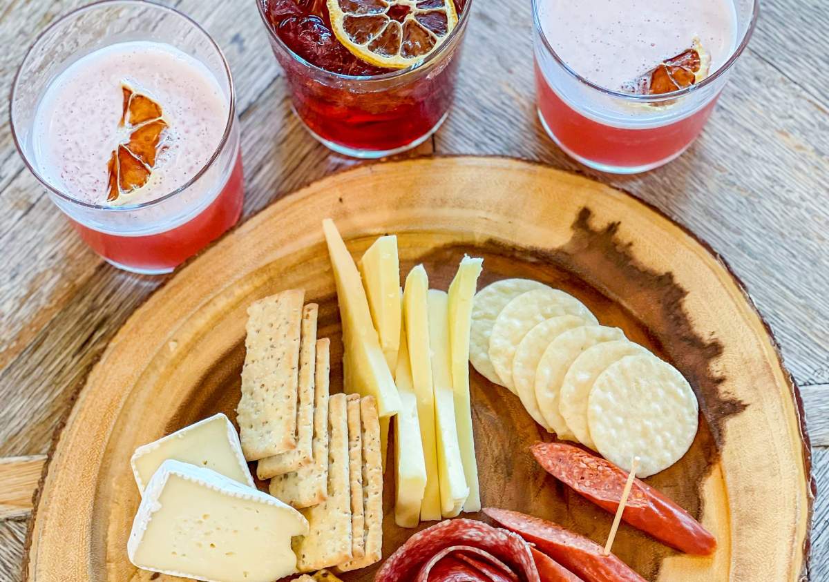 A sample of food and drinks at the Taste of Guelph.