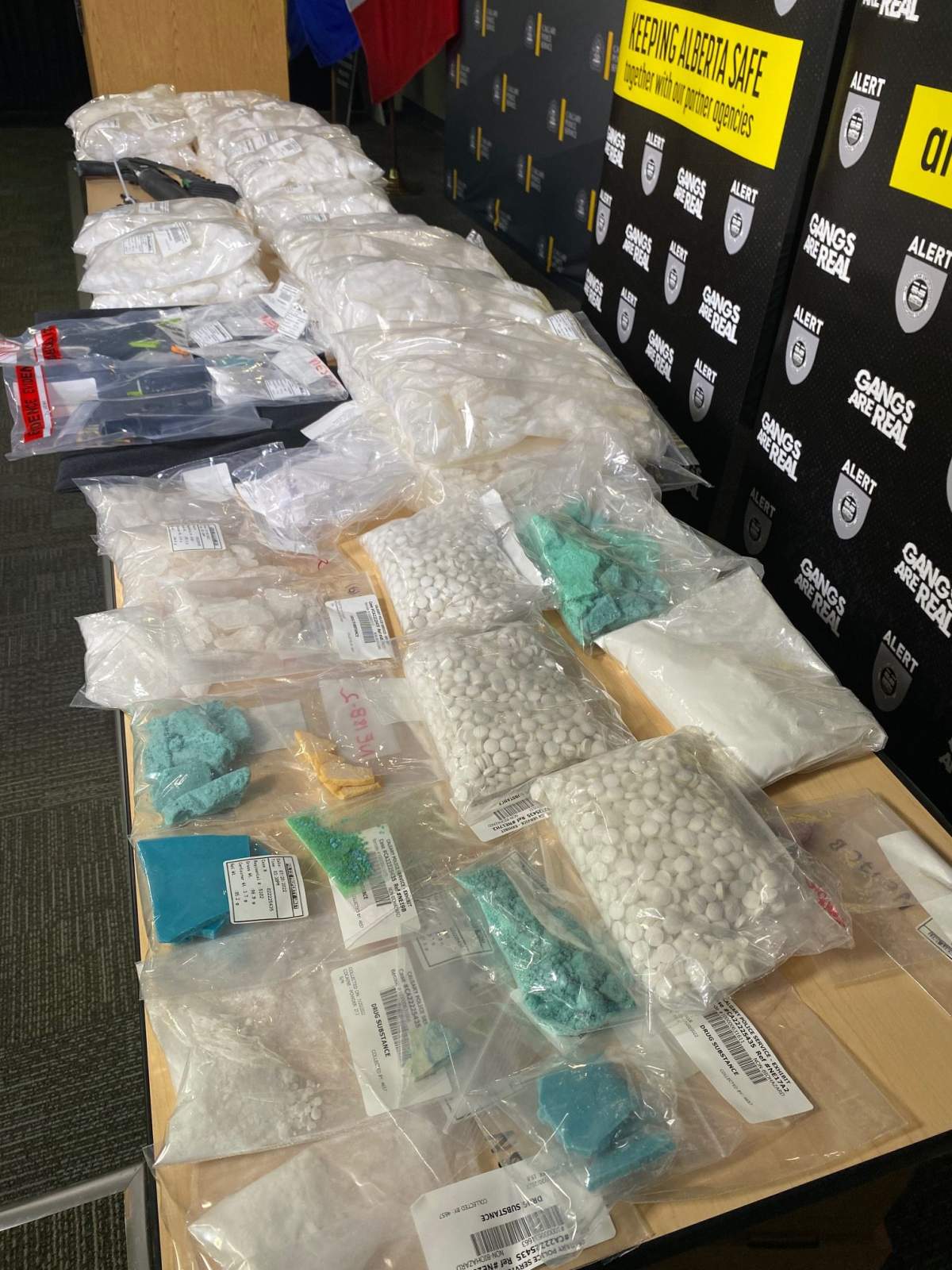 The Alberta Law Enforcement Response Teams (ALERT) have seized more than $3 million dollars worth of drugs and other items during two police operations in July 2022.