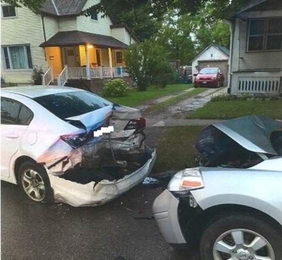 A 23-year-old Sarnia, Ont., resident is facing impaired driving charges after a driver crashed into a parked car on Confederation Street on Saturday, Aug. 20.