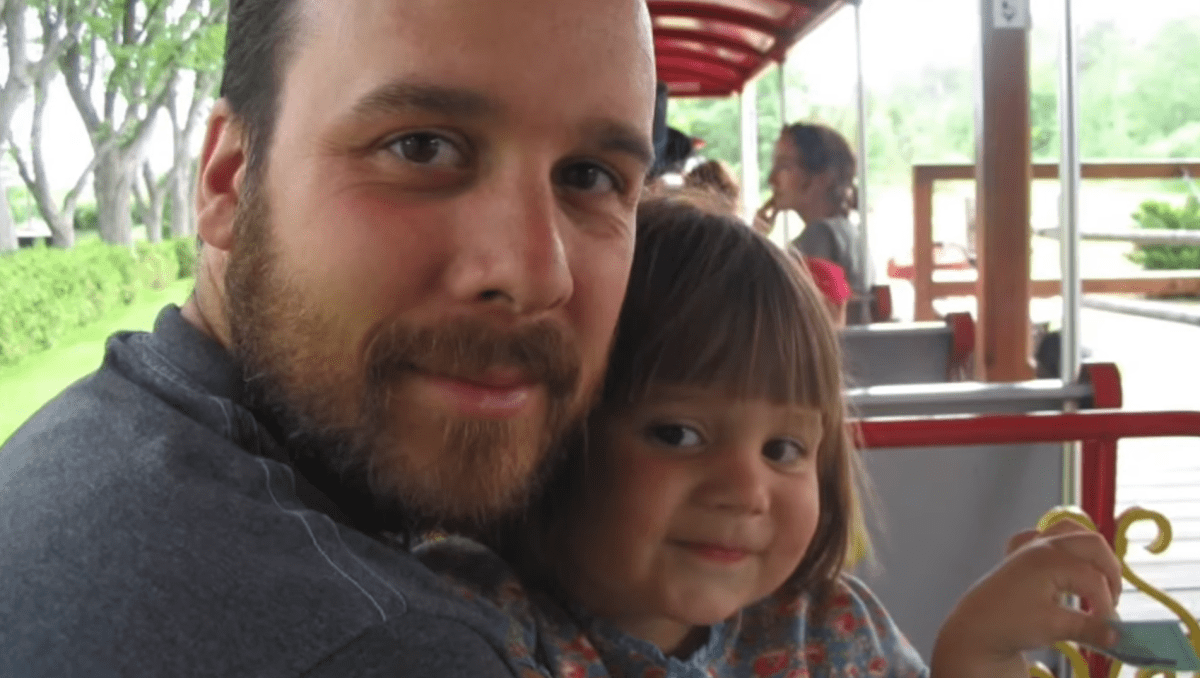 Jeremy Gordaneer is pictured with one of his daughters. Gordaneer was found suffering from life-threatening injuries in his mother's Victoria, B.C. home on Aug. 31, 2021. He died from his injuries and the homicide investigation is ongoing.