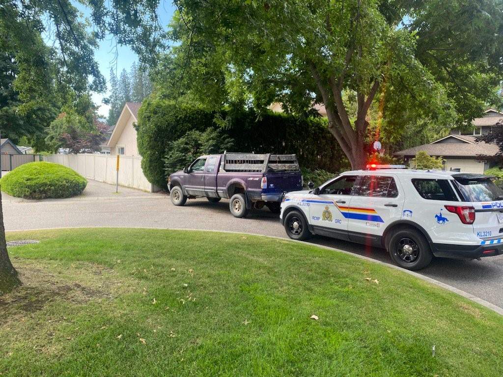 A suspect abandoned his vehicle at Lakeland Road in Mission, then ran to Sarsons Beach and ran along beach front. He was arrested on Hobson Road.