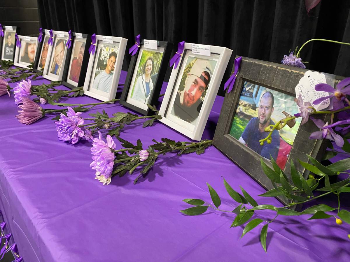 Event held in Regina for International Overdose Awareness Day.