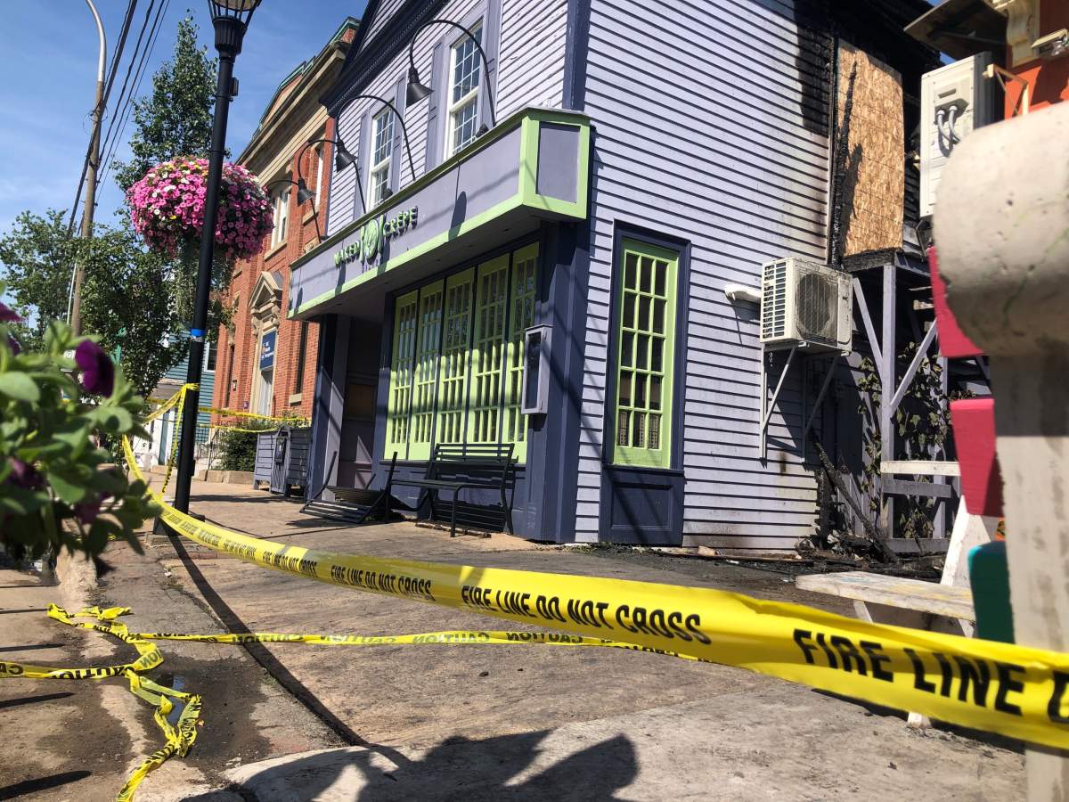 Nobody was injured and firefighters were able to prevent the blaze from spreading to other buildings.