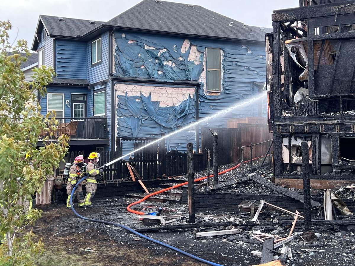 Fire crews responded to the fire in the Hillcrest neighbourhood at around 4 p.m. on Aug. 9.