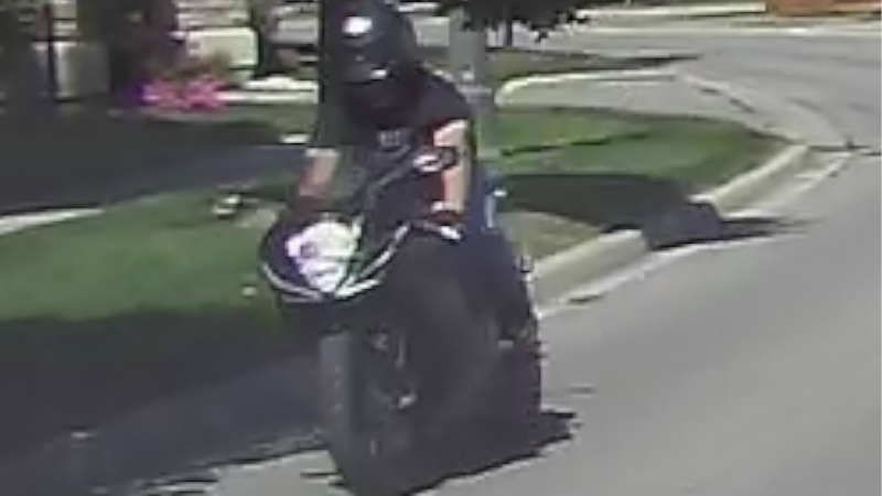 Halton police have been seeking the identity of a motorcycle rider who evaded a police officer high speed during an attempted traffic stop in the Millcroft area of Burlington Aug. 10.