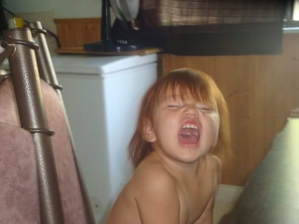 Noelle O'Soup as a baby