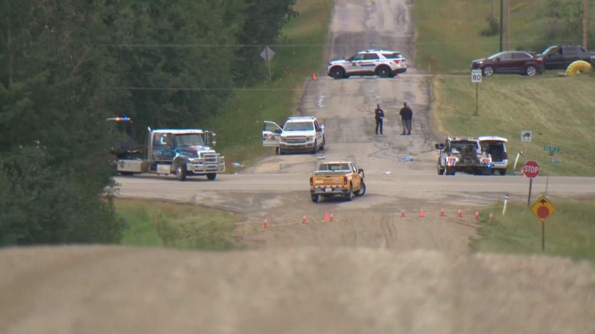 Fatal crash in Parkland County on Thursday, Aug. 4, 2022.