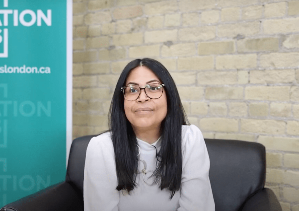 Mojdeh Cox, the former president and CEO of Pillar Nonprofit Network, as seen in a promotional video for the organization in April 2022.