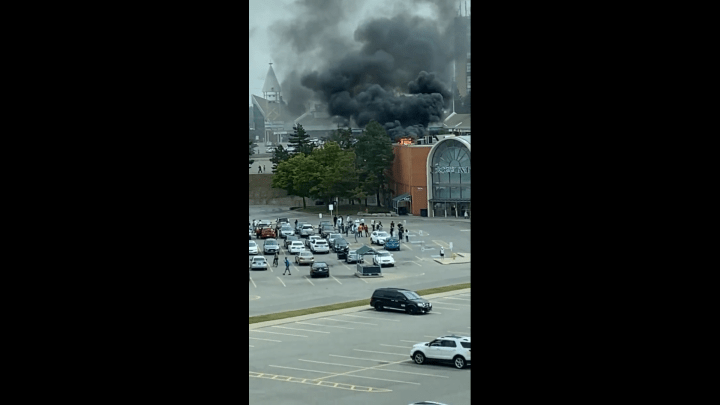 Emergency crews were called to Promenade Mall at 10:30 a.m. Thursday.