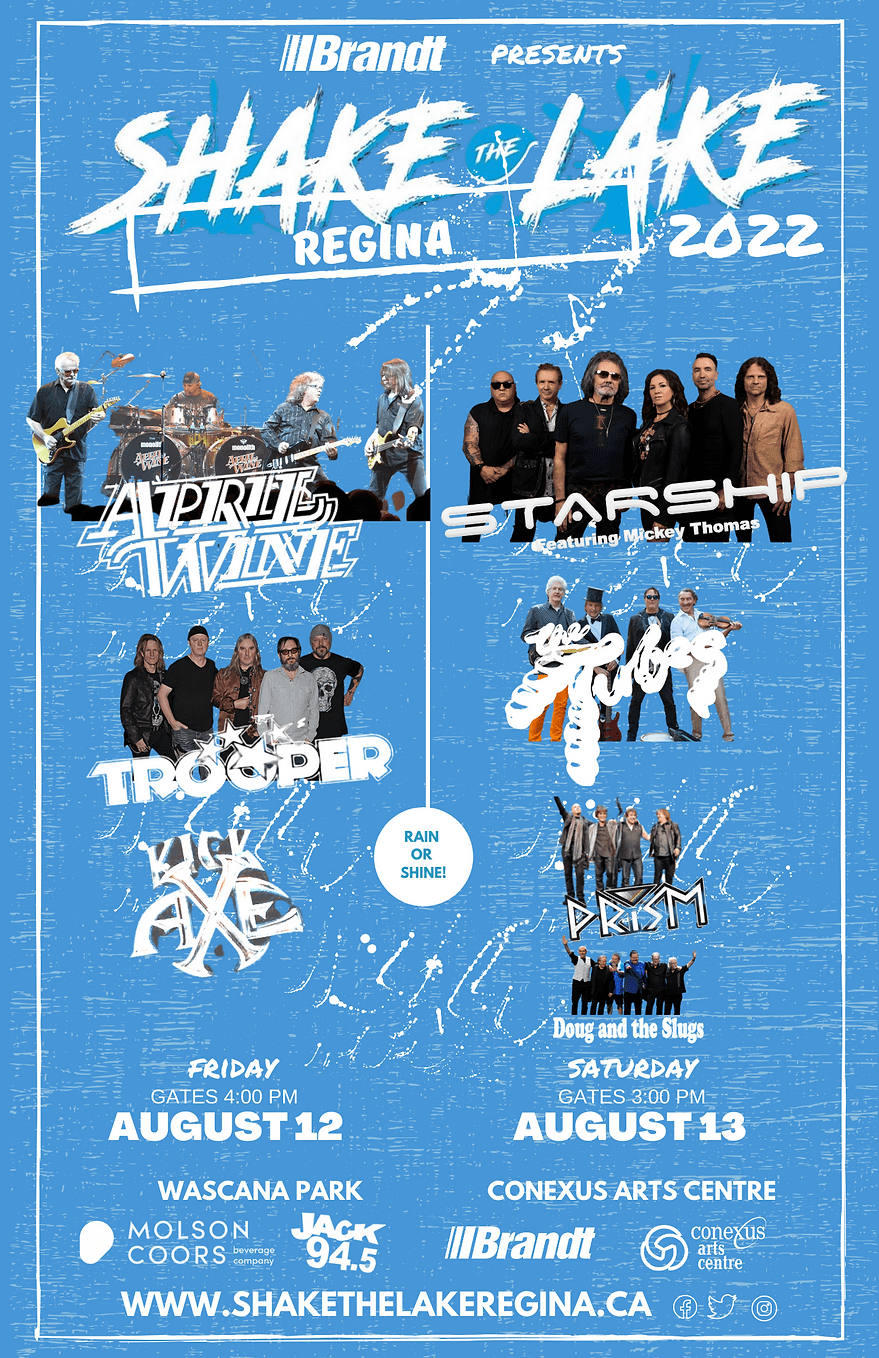 After being cancelled in 2020, Shake the Lake is back in Regina for the second year in a row with a show they are calling "bigger than ever".
