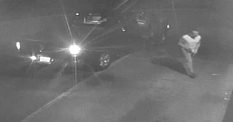Police are looking for a man alleged to have taken a donation box from a local coffee shop.